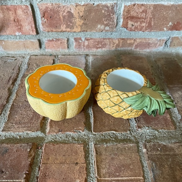 PartyLite Melon and Pineapple Votive Holders - Picture 2 of 7